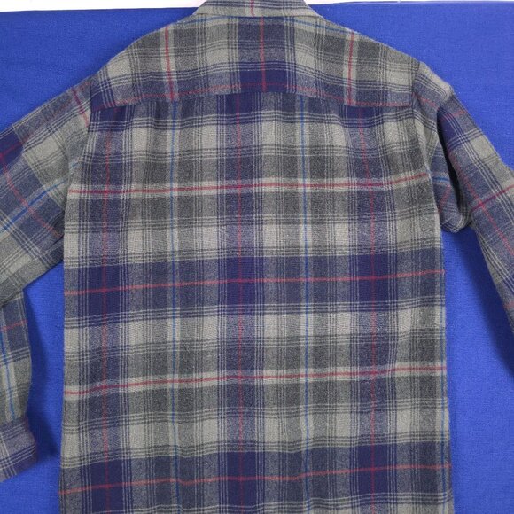 Claybrooke Outdoors Mens Plaid flannel Shirt Medium Acrylic Polyester Shacket - Picture 7 of 8